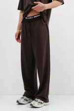 Modal Karışımlı Baggy Eşofman Alt Kahve