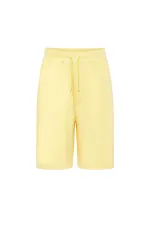 Basic Oversize Şort Takım Sarı