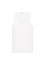 Washable Tank Top Camisole Athletic Top, Ecru