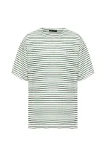Benetton Striped Oversize Knit T-Shirt
