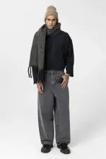 Jean gris super baggy