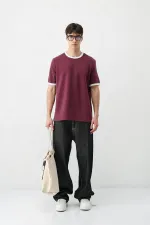 Short-Sleeved Regular Fit T-Shirt CHERRY