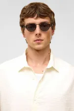 Chemise basique oversize à manches courtes en modal, écru