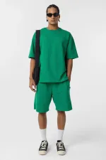 Basic Oversize Şort Takım Benetton