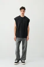 Basic Kolsuz Tişört Siyah