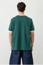 Kısa Kollu Regular Fit Tişört Nefti