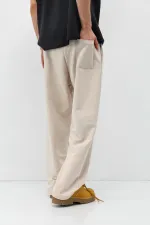 Basic Bel Lastikli  Eşofman Alt Taş