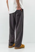 Basic Bel Lastikli  Eşofman Alt Füme