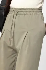 Basic Baggy Eşofman Alt Haki