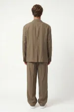 Oversize Lyocell Karışımlı Takım Haki Oversize Lyocell Karışımlı Takım Haki