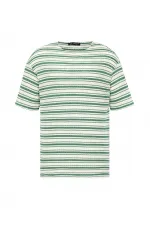T-shirt en maille rayée oversize Benetton