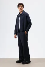 Relax Fit Ceket Lacivert