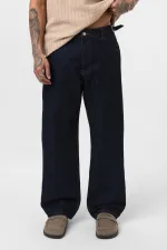 Relaxed Fit Jean Koyu Mavi