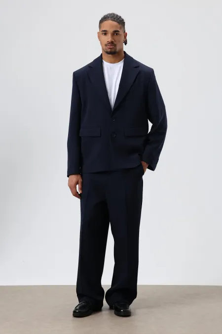 Costume oversize bleu marine