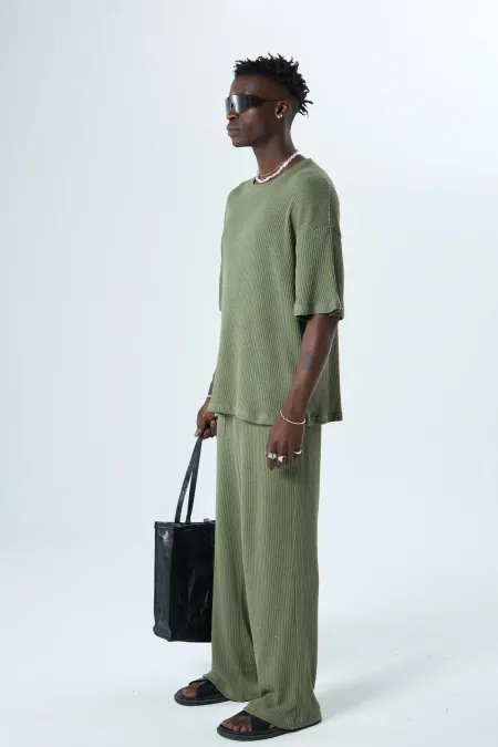 Basıc Oversize Takım Haki