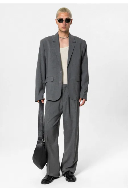 Costume classique oversize anthracite