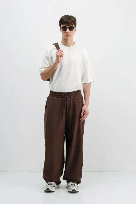 Balloon Fit Pantolon Kahve