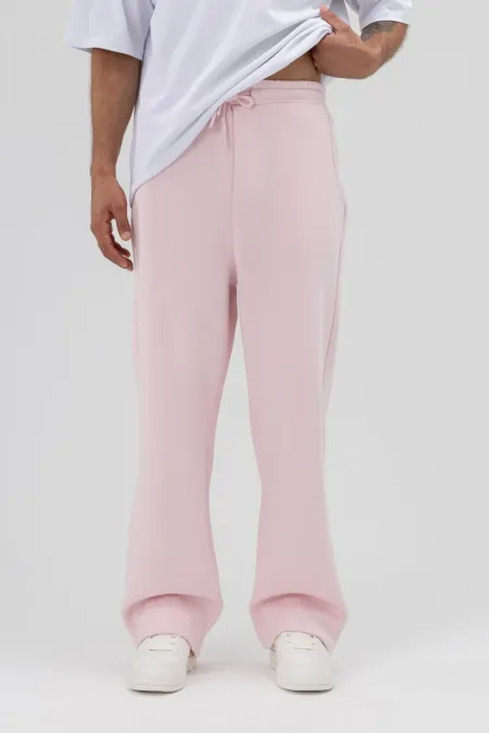 Basic Baggy Eşofman Alt Pembe