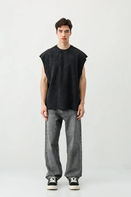 Basic Kolsuz Tişört Siyah