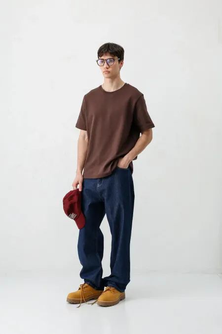 Baggy Fit Jean Lacivert