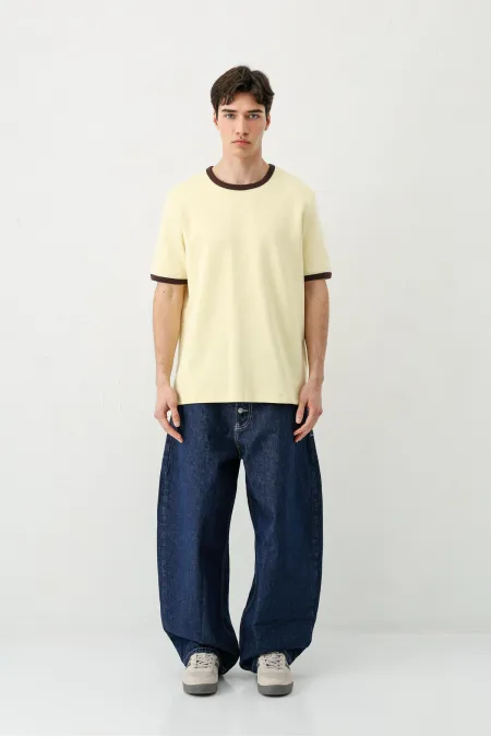 Barrel Fit Jeans İndigo