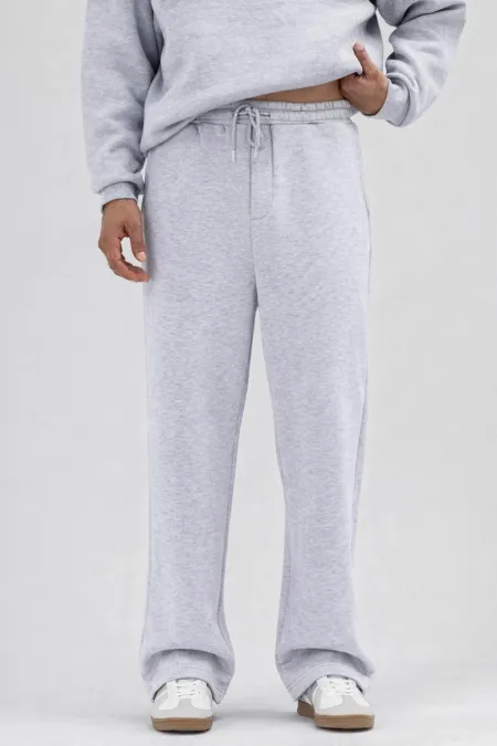 Basic Baggy Eşofman Alt Gri