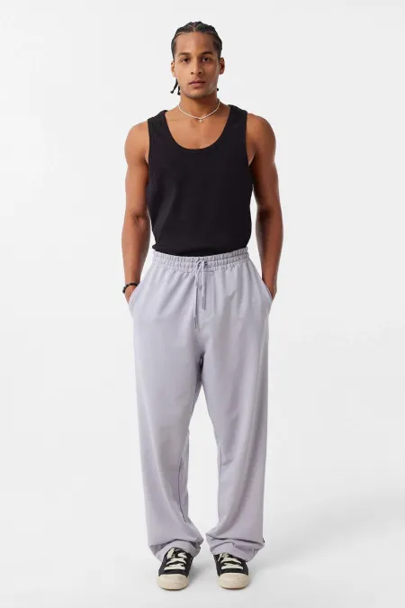 Basic Bel Lastikli  Eşofman Alt Gri