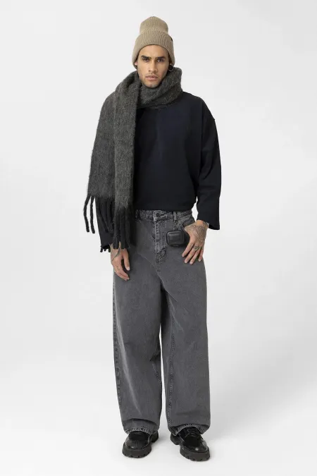 Jean gris super baggy