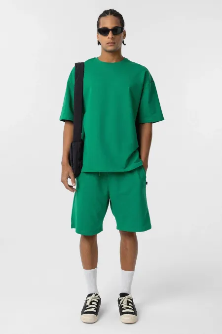 Basic Oversize Şort Takım Benetton