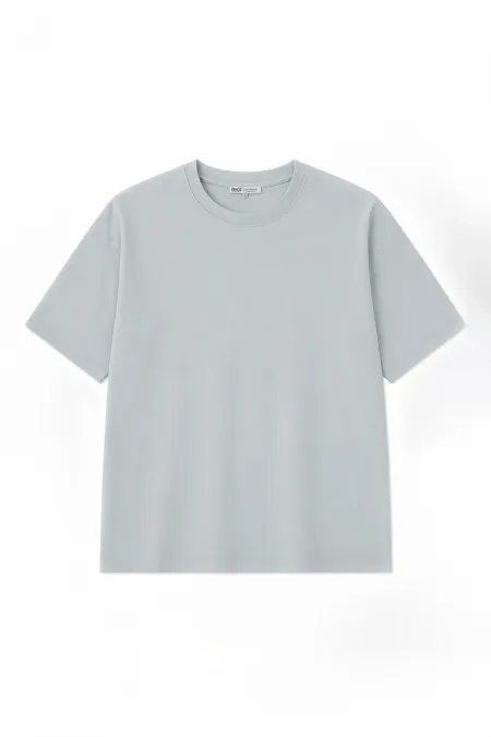 Basic Regular Fit Tişört Bebe Mavi