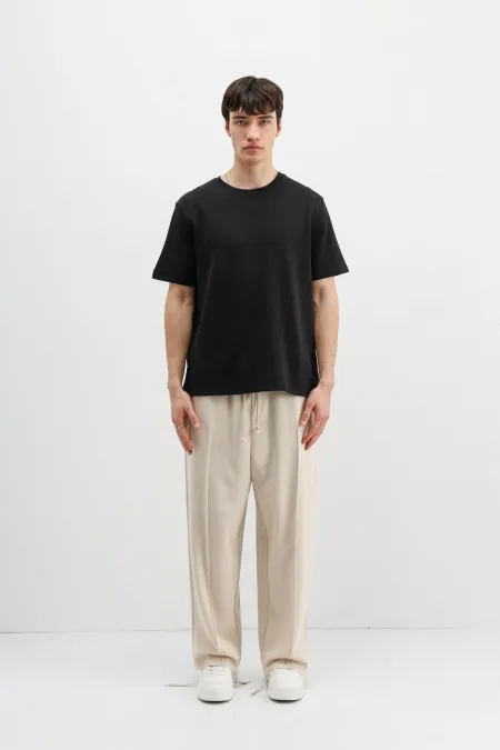 Baggy Fit Eşofman Alt Taş