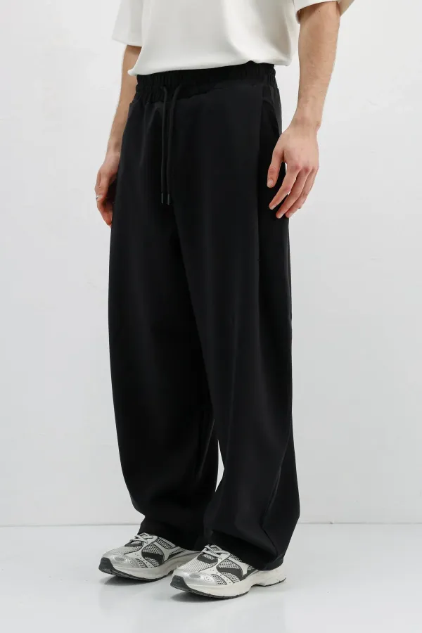 Balloon Fit Pantolon Siyah