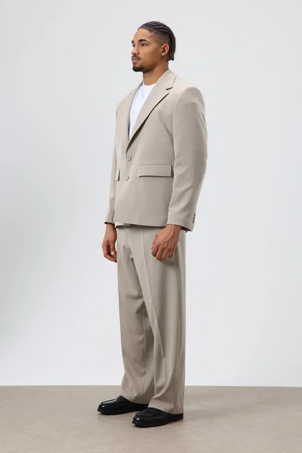 Costume oversize en vison