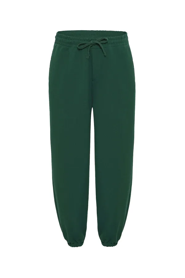 Basic Elasticated Oversize Sweatpants, Navy Blue