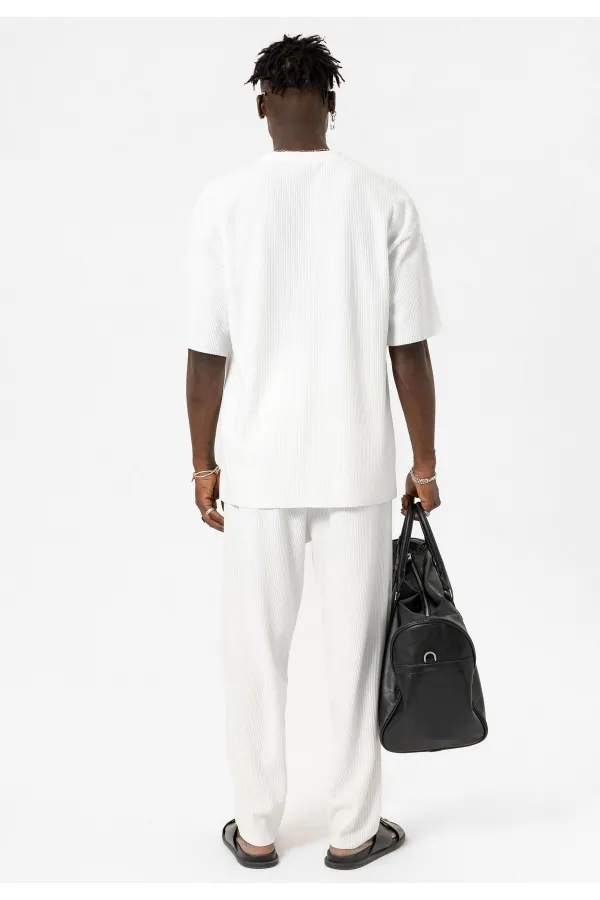 Basic Oversize Ottoman Takım Ekru