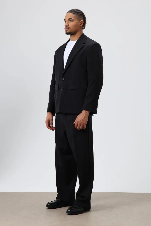 Oversize  Takım Elbise Siyah