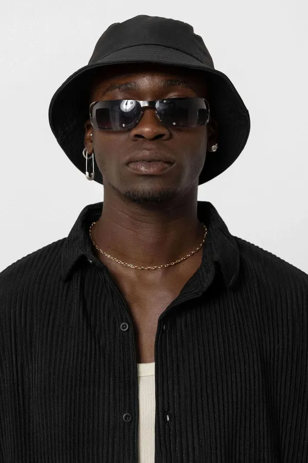 Basic Oversize Ottoman Suit Black