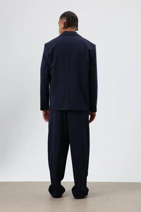 Costume oversize bleu marine