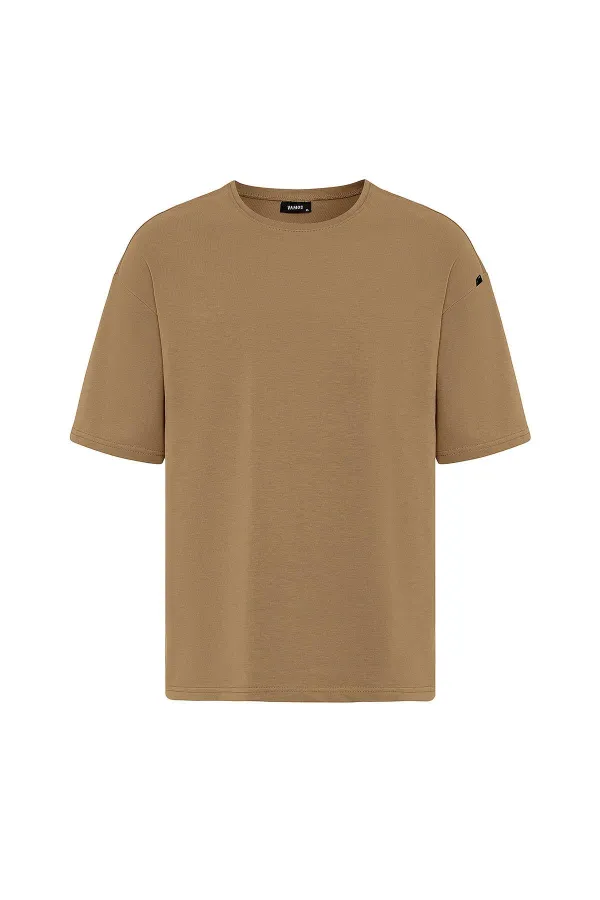 Basic Oversize Şort Takım Taba