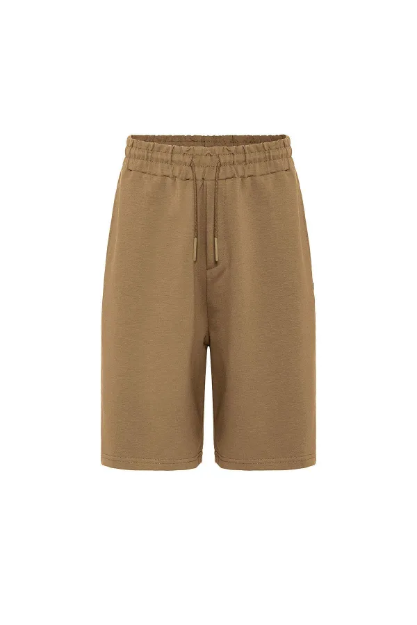 Basic Oversize Şort Takım Taba