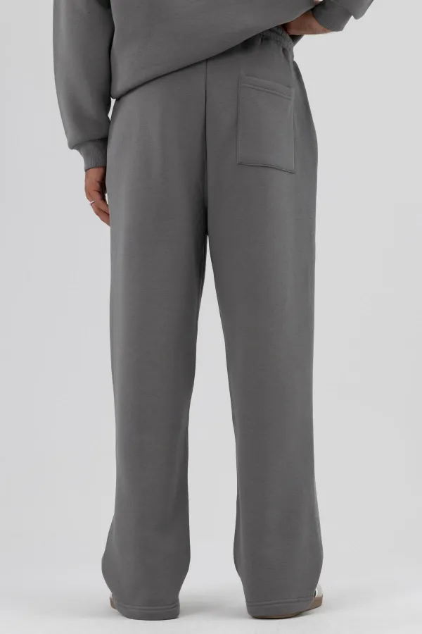 Basic Baggy Eşofman Alt Füme