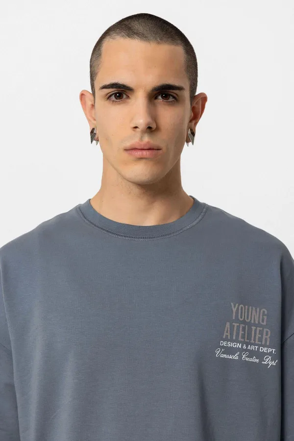 Young Atelıer Baskılı Oversize Eşofman Takım Füme Young Atelıer Baskılı Oversize Eşofman Takım Füme