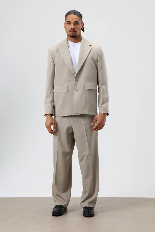 Costume oversize en vison