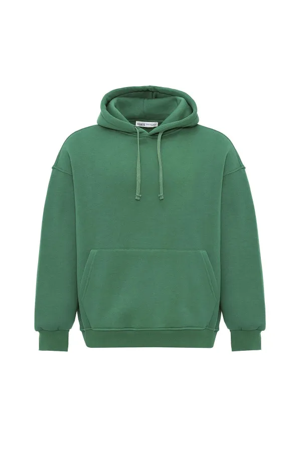 Sweat à capuche oversize basique Benetton avec détail de poche