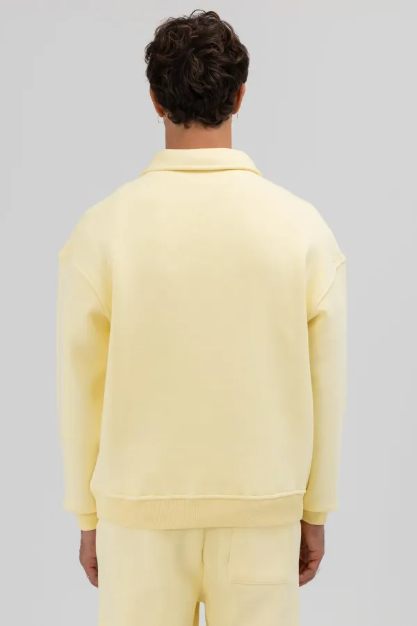 Polo basique jaune