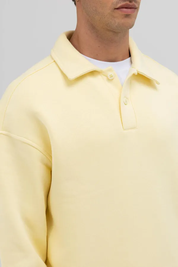 Polo basique jaune