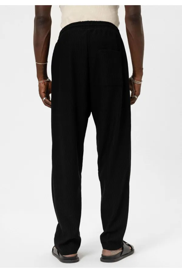 Basic Oversize Ottoman Takım Siyah