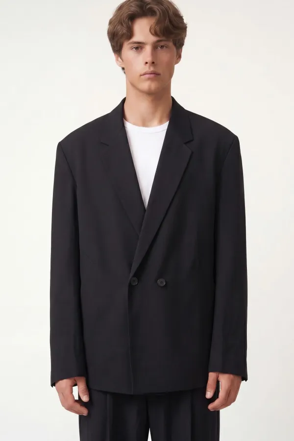 Oversize Lyocell Blend Set Black