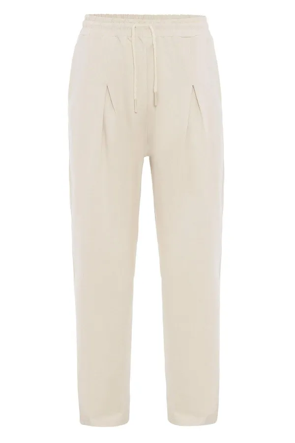 Basic Baggy Eşofman Alt Taş