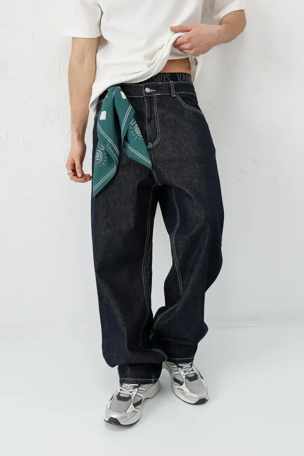 Baggy Fit Jean K.Mavı